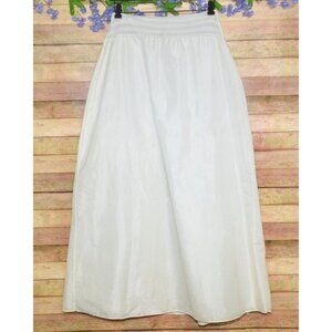 Vintage Sydney Bush White Slip Crinoline Petticoat Size 14 Elastic Waist Tulle